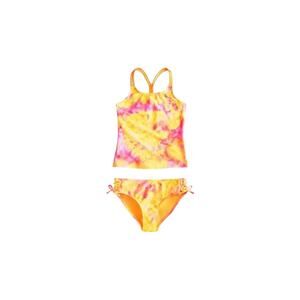 Breaking Waves Tie Dye Burst Flounce Swimsuit - Size 12